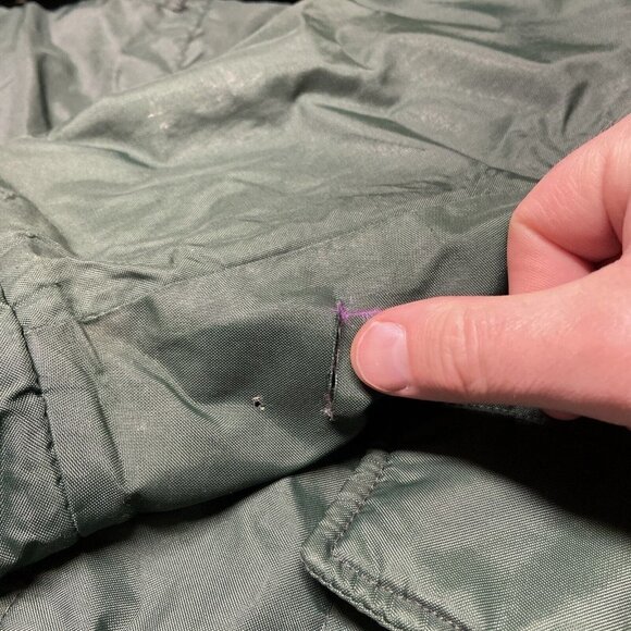 Thermo King Vintage Men M Hunting Jacket Plaid Wool Lined Nylon Shell - Picture 13 of 13